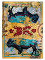 American Dakota Ruiz Golden Buffalo Bright Rug - R0283BRT234