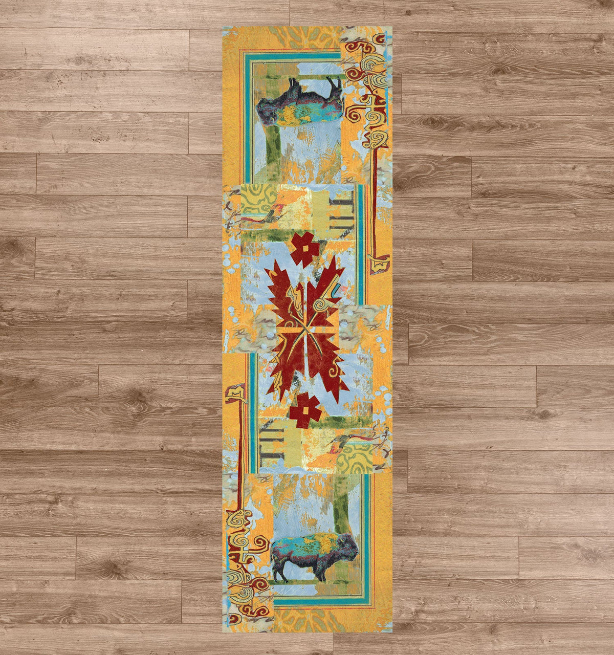 American Dakota Ruiz Golden Buffalo Bright Rug - R0283BRT234