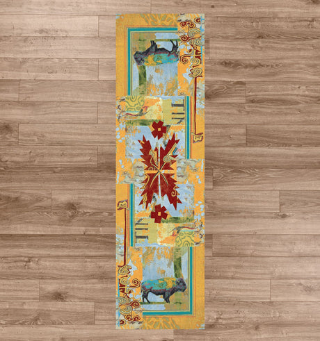 American Dakota Ruiz Golden Buffalo Bright Rug - R0283BRT234