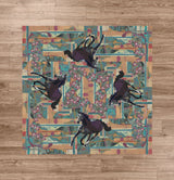 American Dakota Ruiz Purple Horse Plum Rug - R0281PLU234
