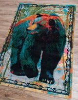 American Dakota Ruiz Vertical Bear Paint Rug - R0260PNT234