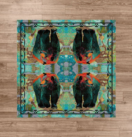 American Dakota Ruiz Vertical Bear Paint Rug - R0260PNT234