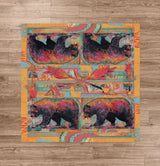 American Dakota Ruiz Walking Bear Sorbet Rug - R0222SBT234