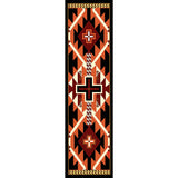 American Dakota Rustic Cross Black Rug
