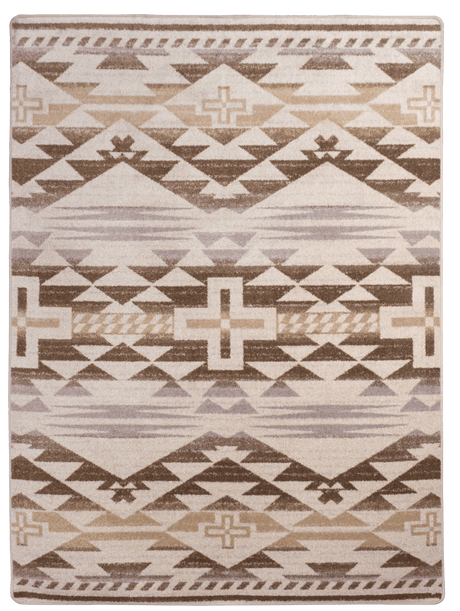American Dakota Rustic Cross Chablis Rug - AMZ0080CHB234