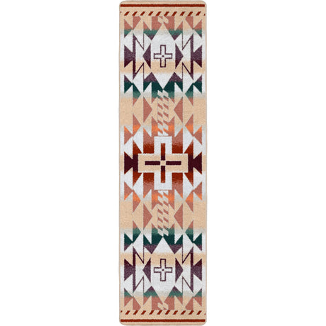 American Dakota Rustic Cross OKA Clay Rug