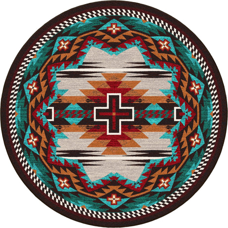 American Dakota Rustic Cross OKA Electric Rug