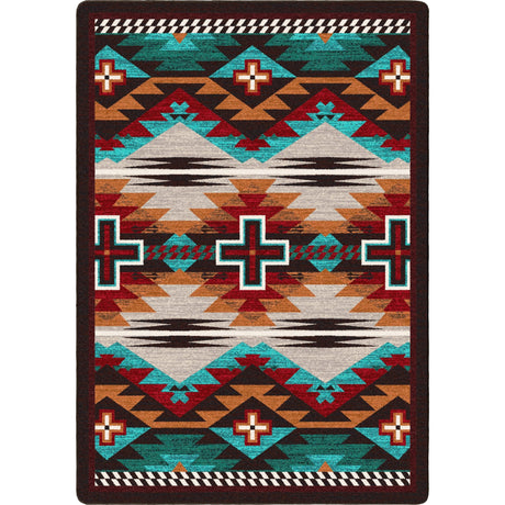 American Dakota Rustic Cross OKA Electric Rug