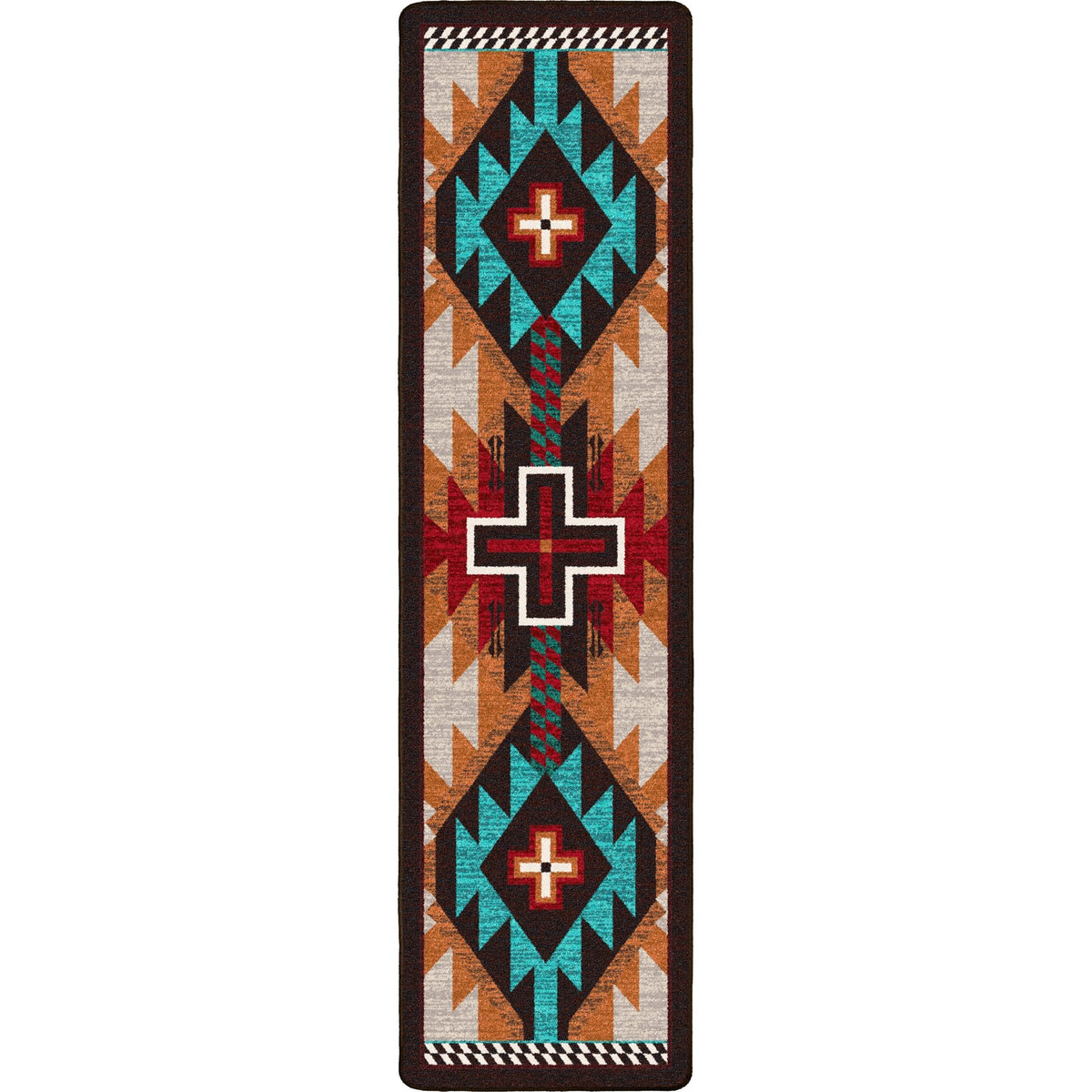 American Dakota Rustic Cross OKA Electric Rug