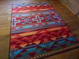 American Dakota Rustic Cross Sunset Rug