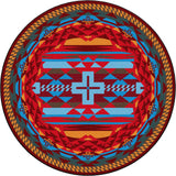 American Dakota Rustic Cross Sunset Rug