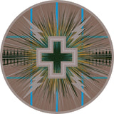 American Dakota Sacha Temple Sand Rug - S0276SND234