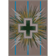 American Dakota Sacha Temple Sand Rug - S0276SND234