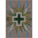 American Dakota Sacha Temple Sand Rug - S0276SND234