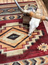 American Dakota Sacred Ground Garnet Rug - ZZAD0582GAR234