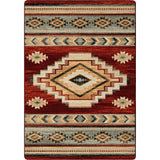 American Dakota Sacred Ground Garnet Rug - ZZAD0582GAR234