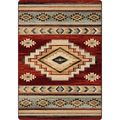 American Dakota Sacred Ground Garnet Rug - ZZAD0582GAR234