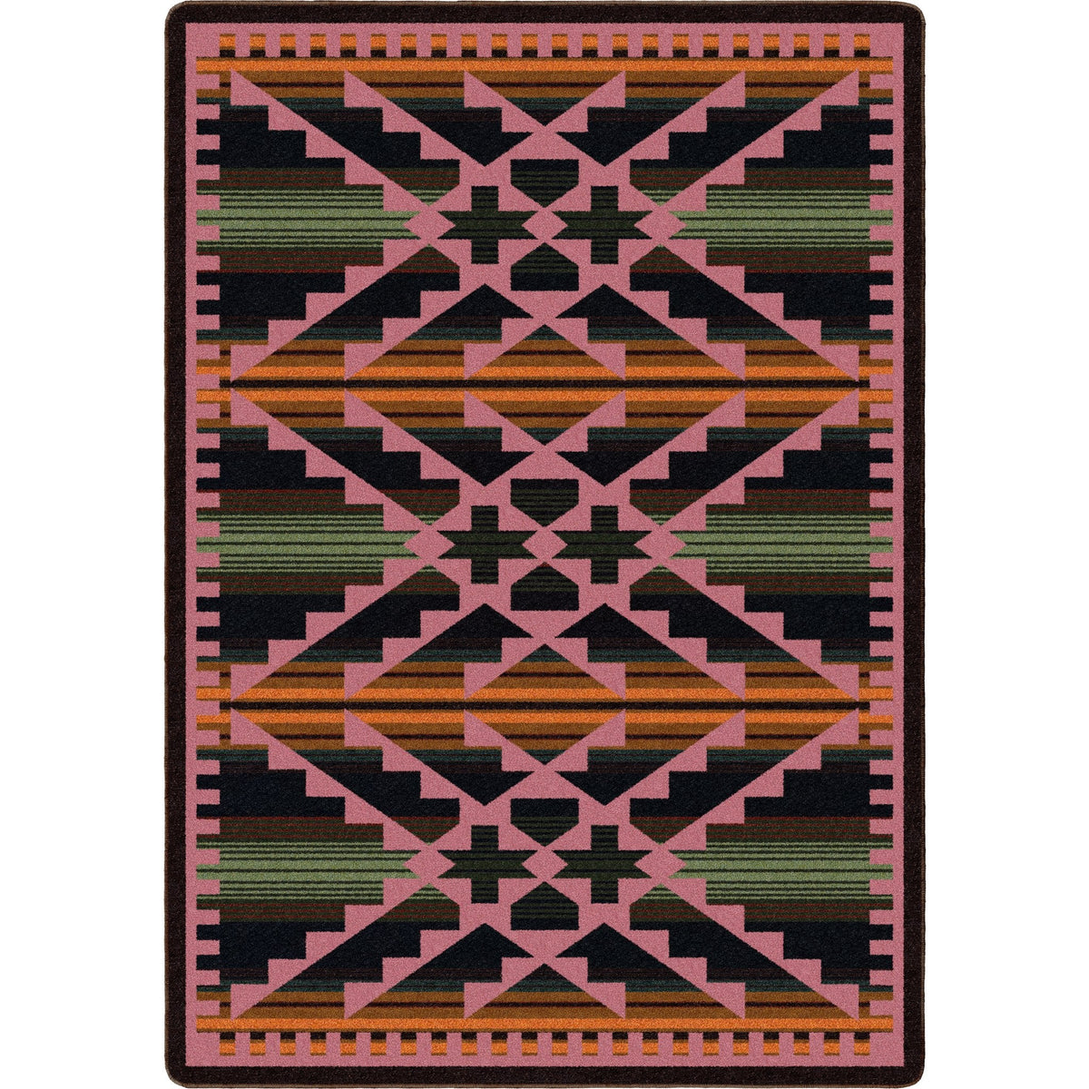American Dakota Saddle Blanket Periwinkle Rug