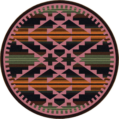 American Dakota Saddle Blanket Periwinkle Rug