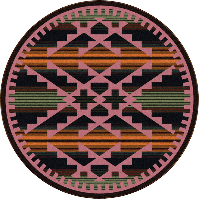American Dakota Saddle Blanket Periwinkle Rug