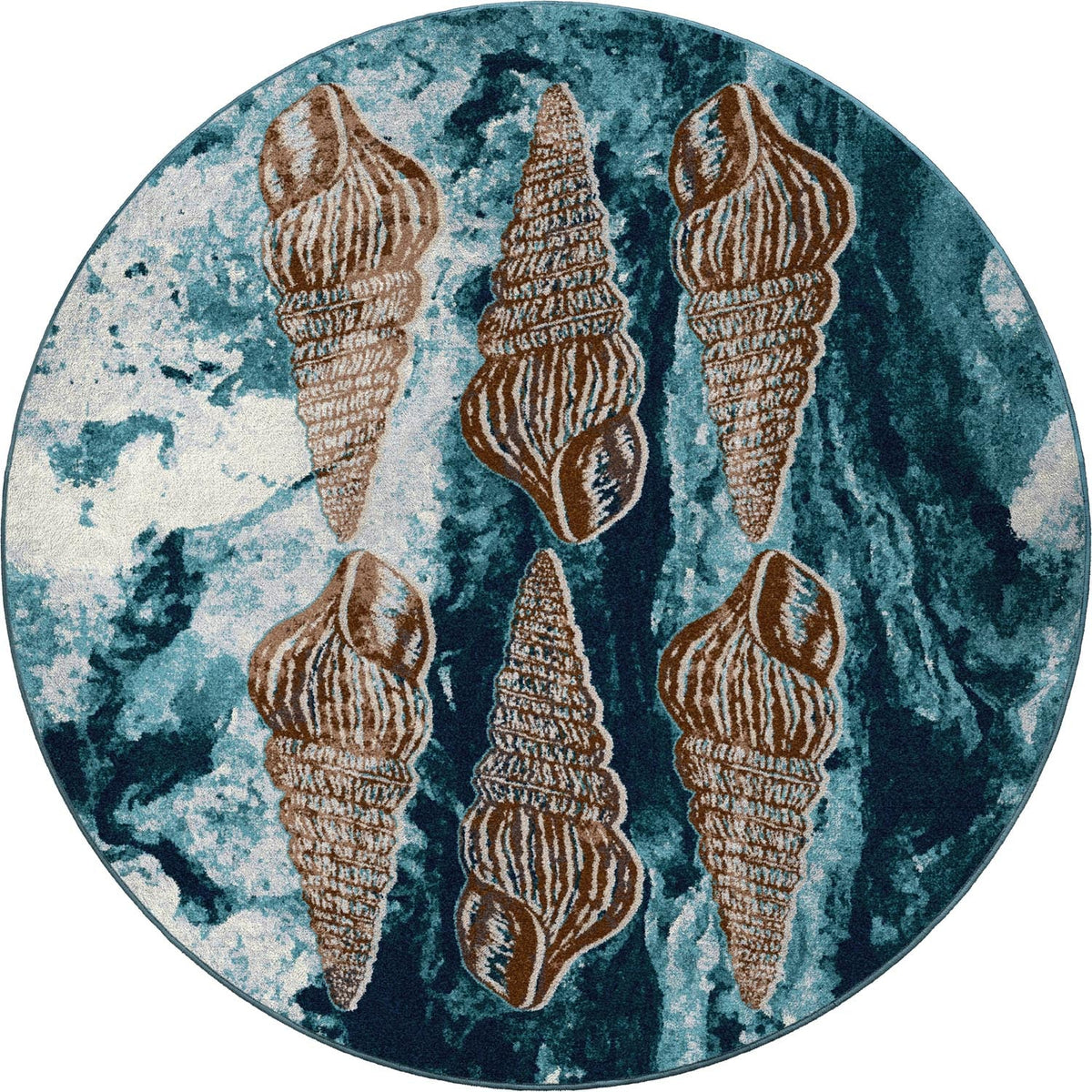 American Dakota Sally Sold Deep Seas Rug - 0466DSE234