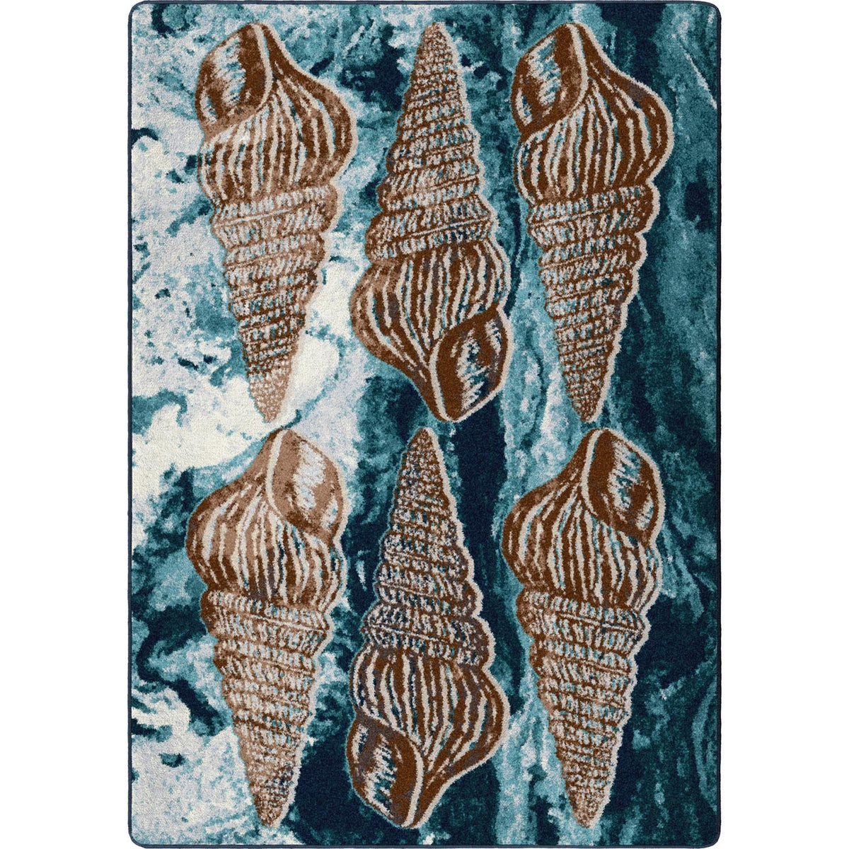 American Dakota Sally Sold Deep Seas Rug - 0466DSE234