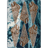 American Dakota Sally Sold Deep Seas Rug - 0466DSE234