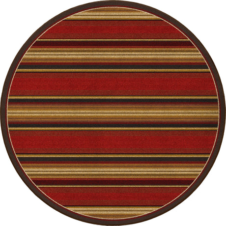 American Dakota Santa Fe Stripe Multi Rug