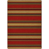 American Dakota Santa Fe Stripe Multi Rug