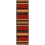 American Dakota Santa Fe Stripe Multi Rug