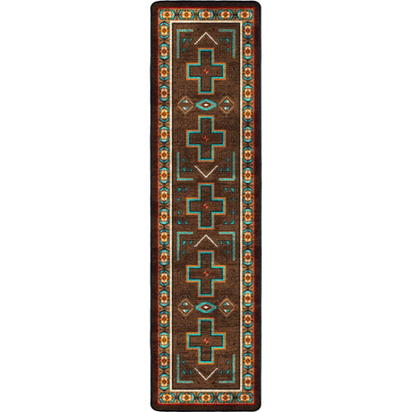 American Dakota Saw Tooth OKA Mojave Sunset Rug