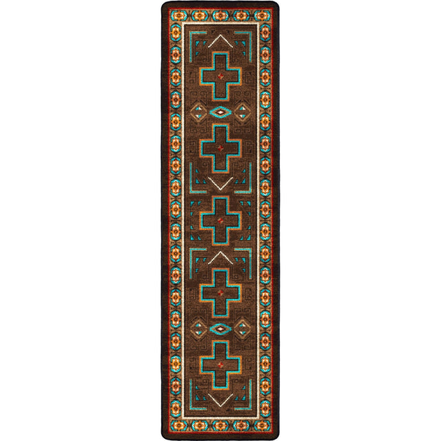American Dakota Saw Tooth OKA Mojave Sunset Rug