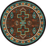 American Dakota Saw Tooth OKA Mojave Sunset Rug