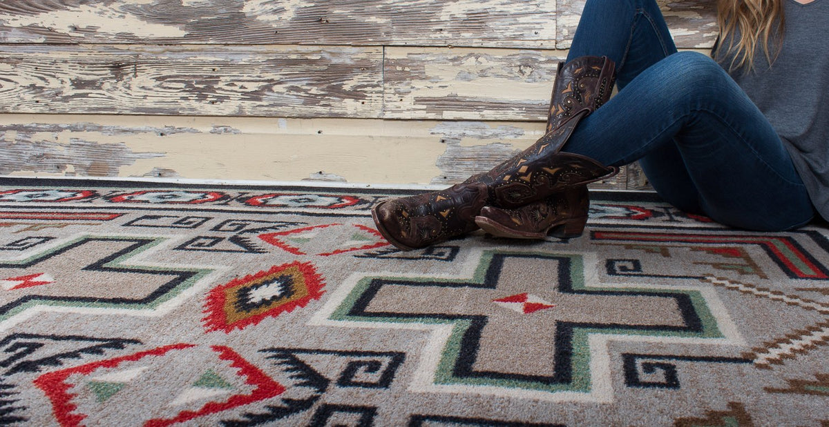 American Dakota Saw Tooth Raincloud Rug