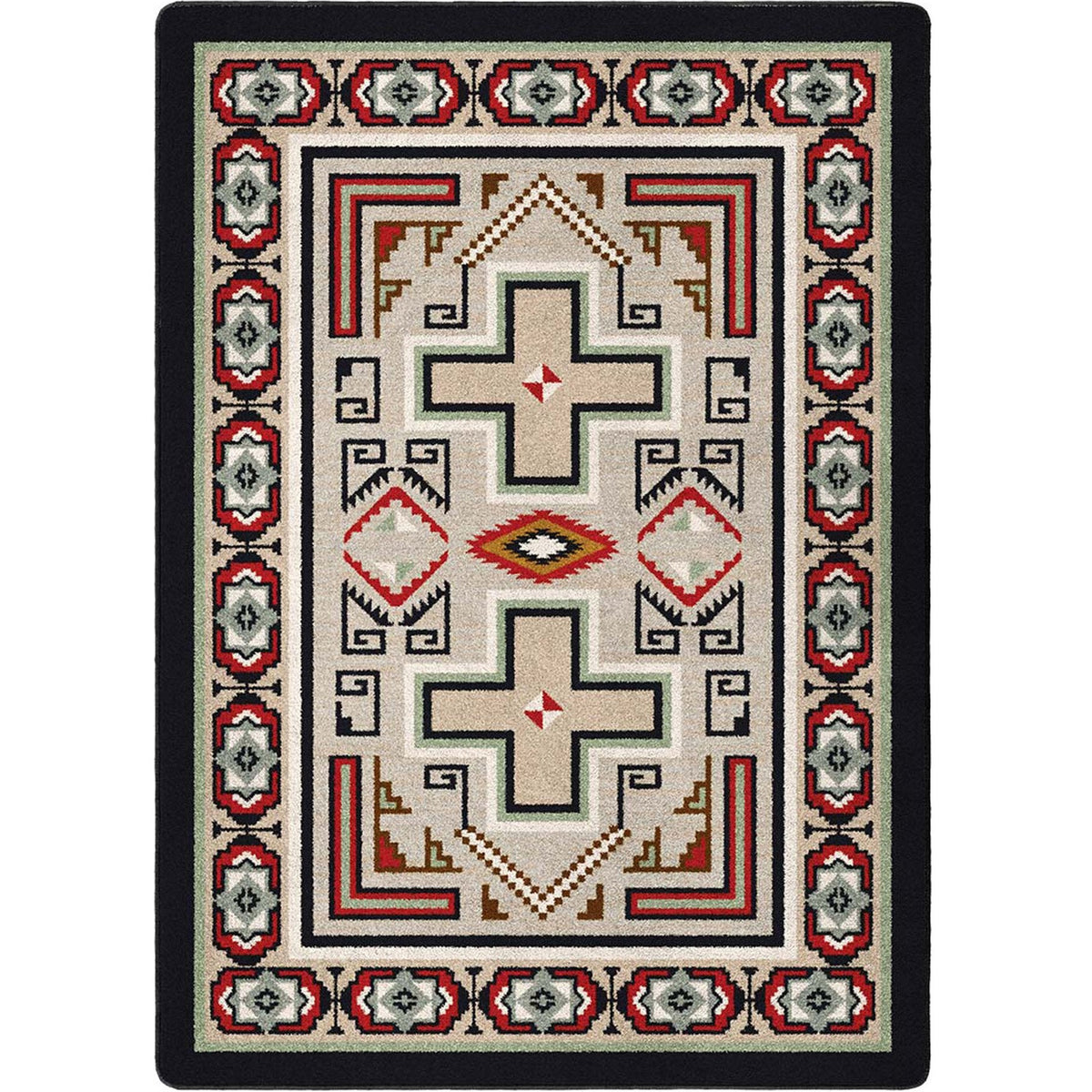 American Dakota Saw Tooth Raincloud Rug