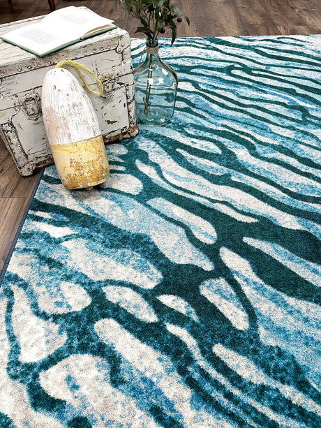 American Dakota Sea Dive Azul Rug - 0481AZL234