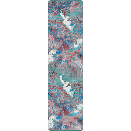 American Dakota Sea Horse Aqua Rug - 0343AQU234