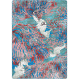 American Dakota Sea Horse Aqua Rug - 0343AQU234