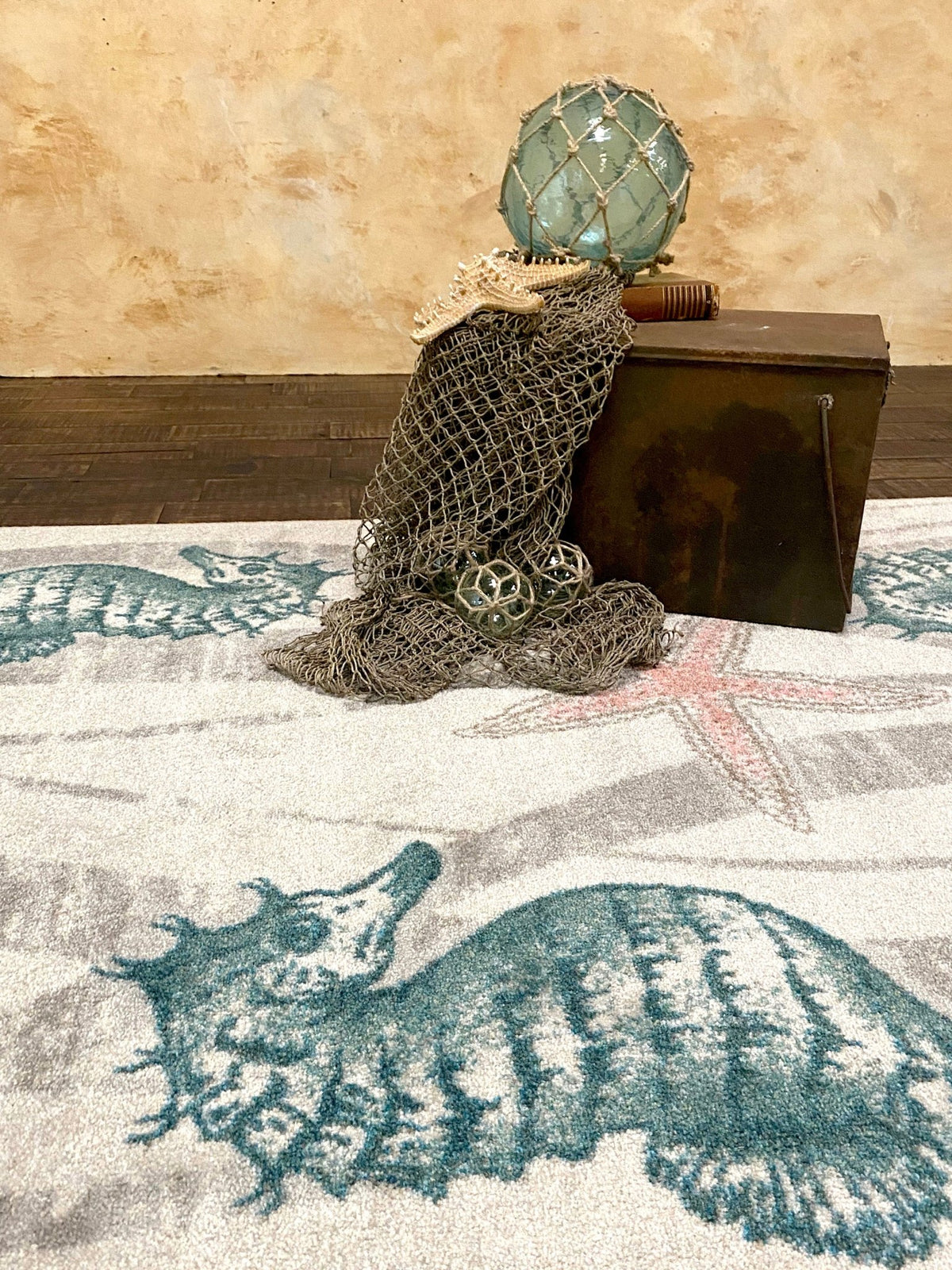 American Dakota Seaweed Seahorse Mineral Rug - 0470MIN234