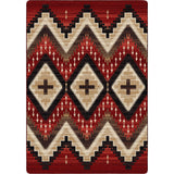 American Dakota Seeker Fire Brick Rug - 0761FBK234