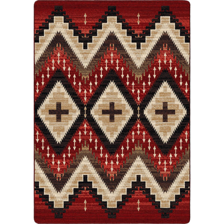 American Dakota Seeker Fire Brick Rug - 0761FBK234