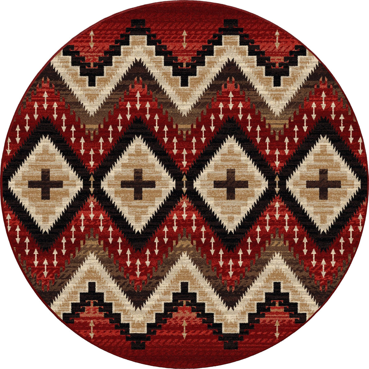 American Dakota Seeker Fire Brick Rug - 0761FBK234