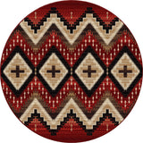 American Dakota Seeker Fire Brick Rug - 0761FBK234