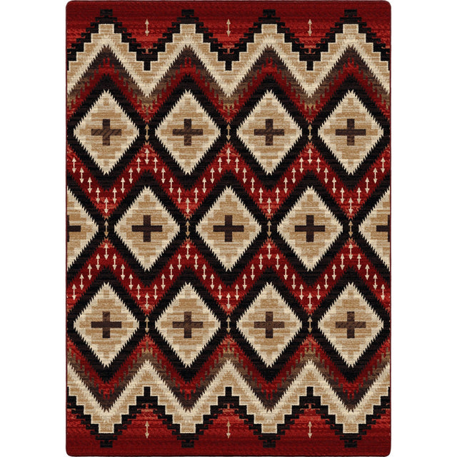 American Dakota Seeker Fire Brick Rug - 0761FBK234