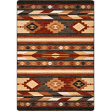 American Dakota Shadows Red Rock Rug - ZZAD0583RDR234