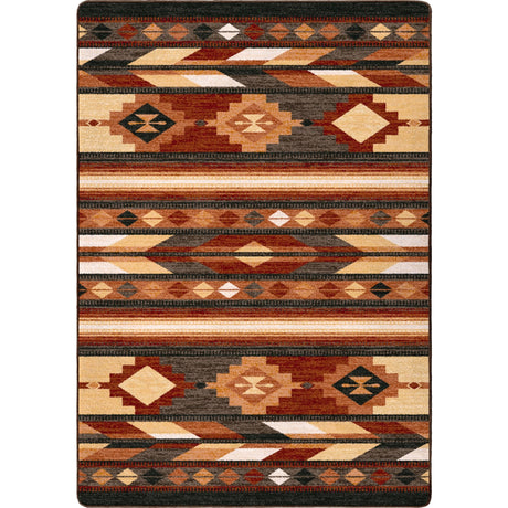 American Dakota Shadows Red Rock Rug - ZZAD0583RDR234