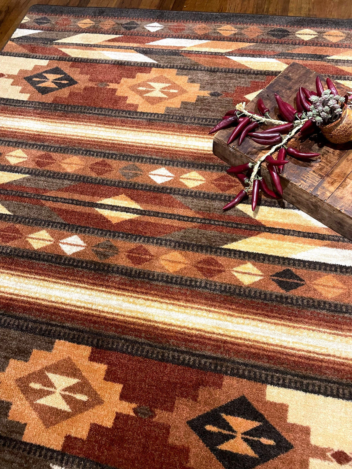 American Dakota Shadows Red Rock Rug - ZZAD0583RDR234