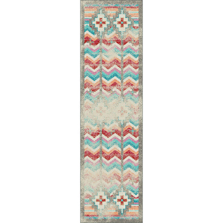 American Dakota Shake Your Shawl Distressed Bright Rug