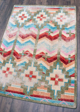 American Dakota Shake Your Shawl Distressed Bright Rug