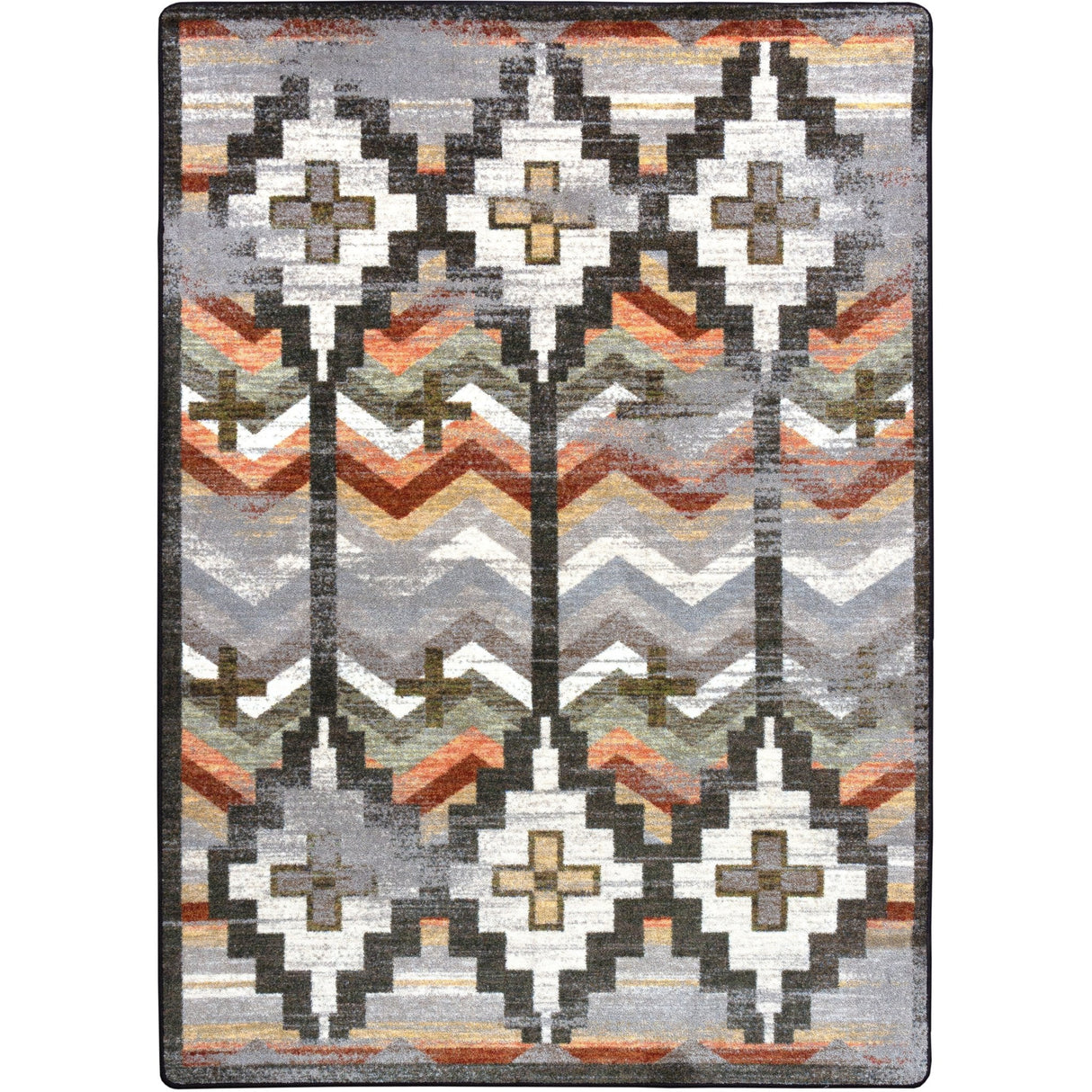 American Dakota Shake Your Shawl Distressed Harvest Rug